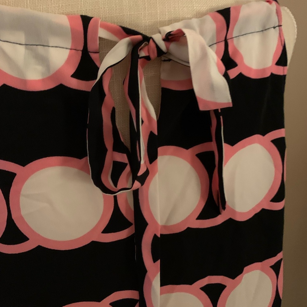 Crown & Ivy Pink and Navy Patterned Dress - Picture 3 of 5